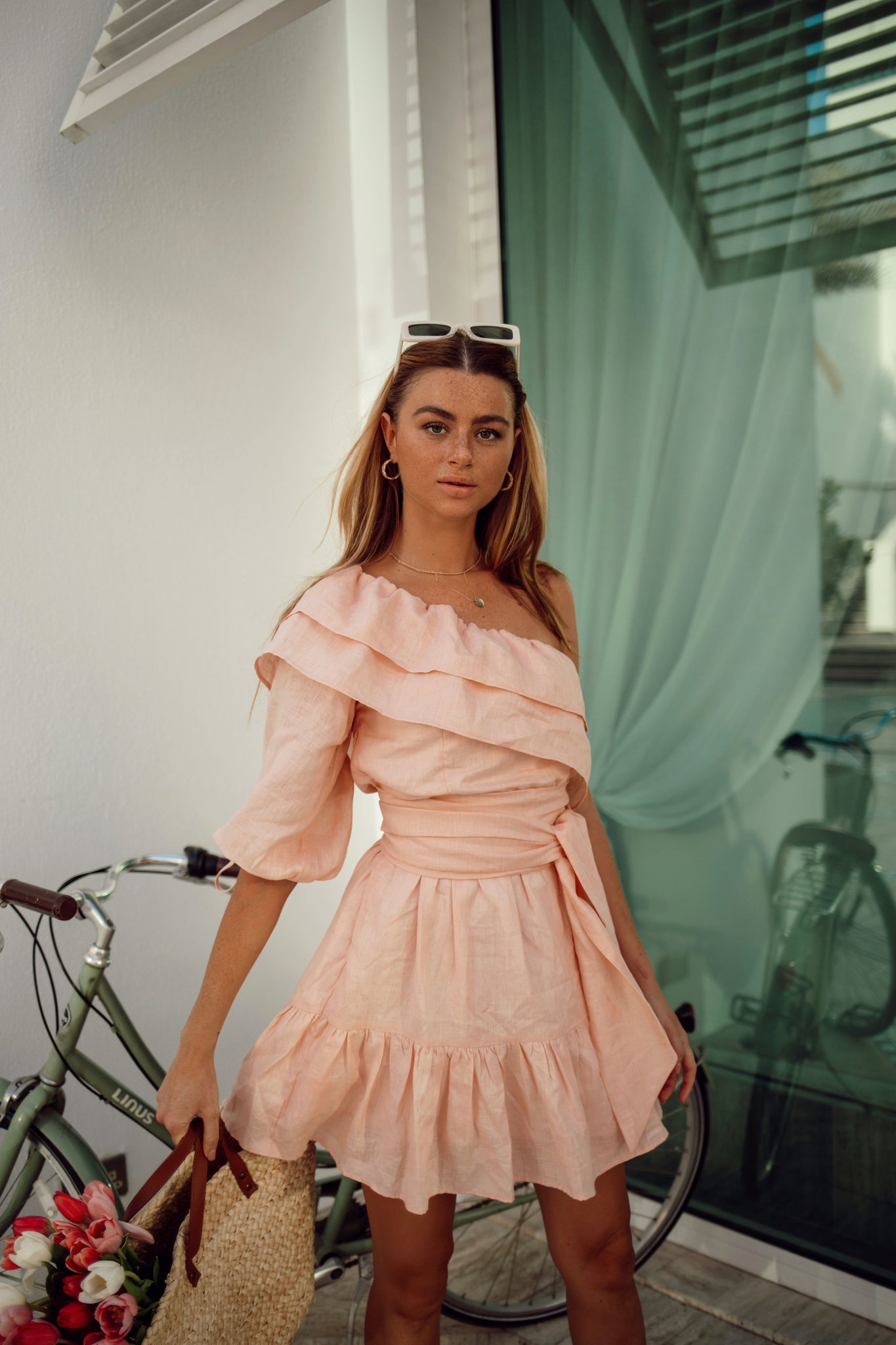 joelle linen dress Joelle Linen Dress